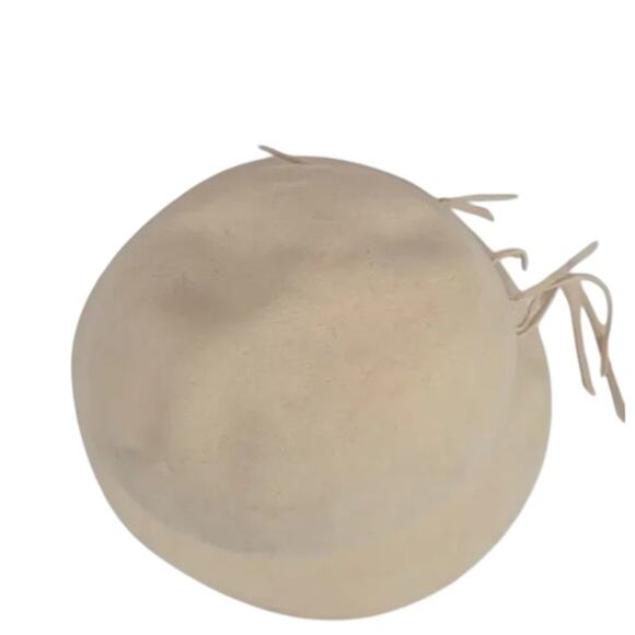 Vintage Frank\'s Girl Ivory Wool Felt Cloche Hat Designed by Frank Olive main image 7